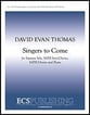 Singers to Come SATB Choral Score cover